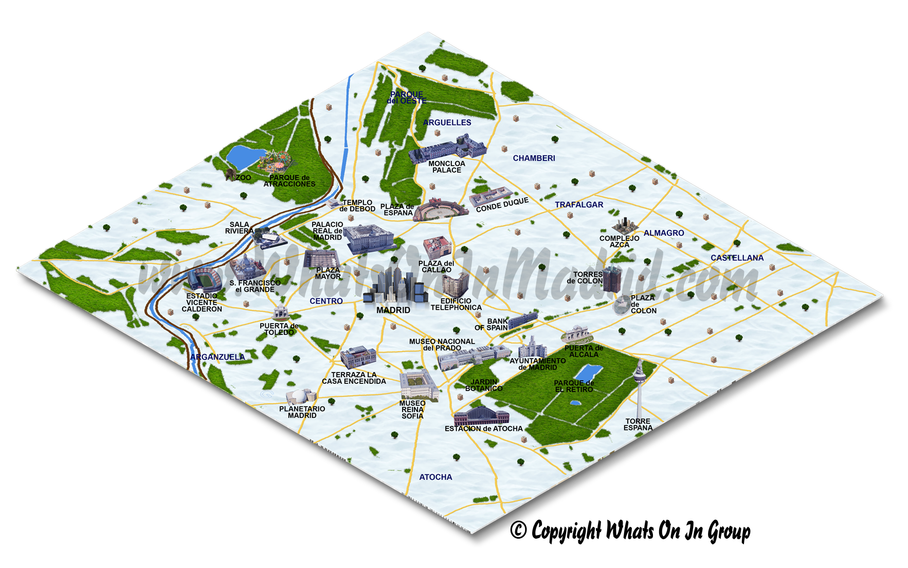 Madrid map